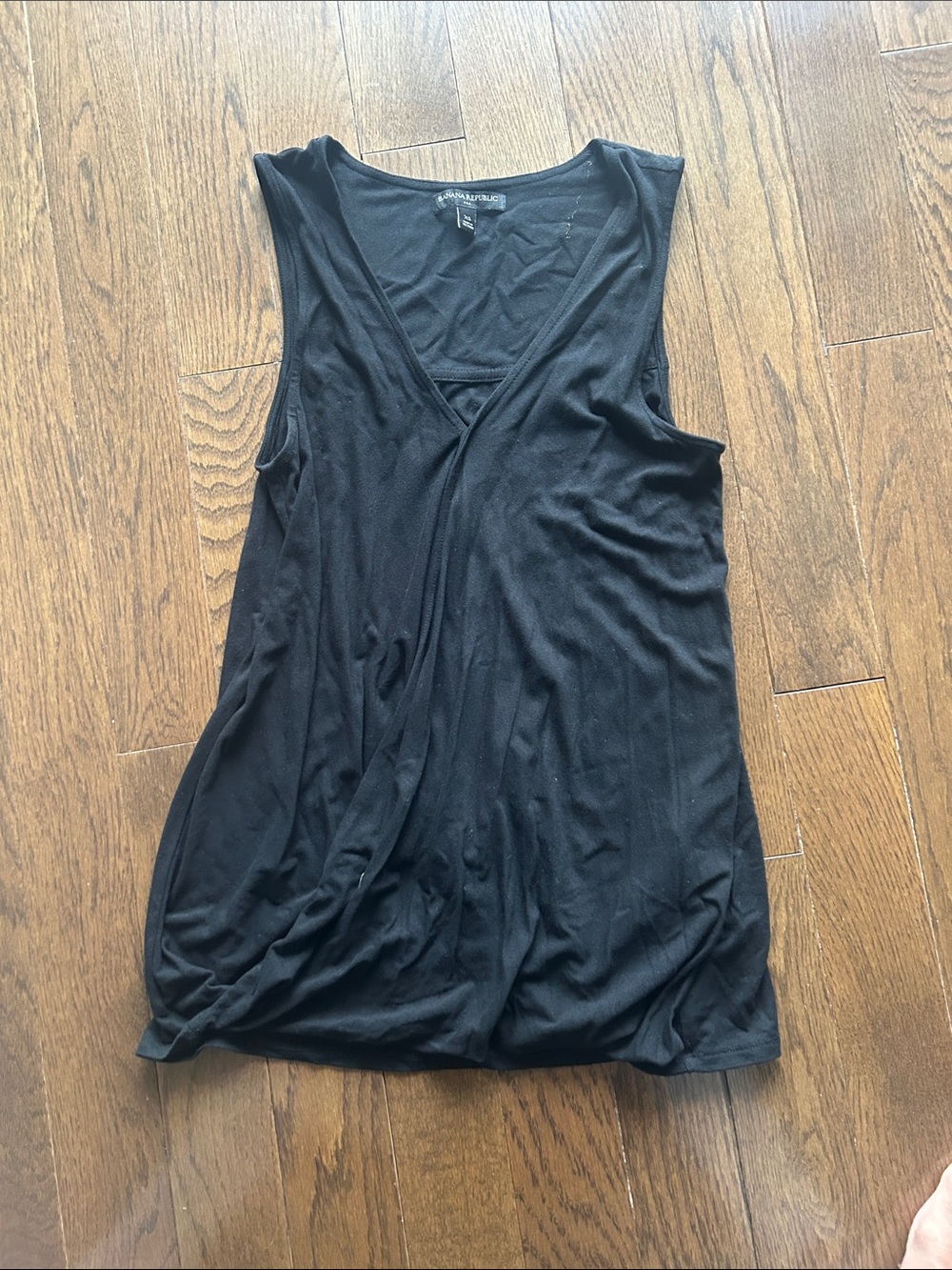 Banana Republic Black Tunic Style Knit Top -Size XS - Excellent Condition